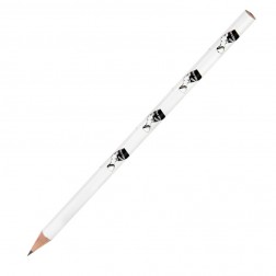Pencil "Nefertiti" white with black