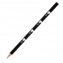 Pencil "Nefertiti" black with white