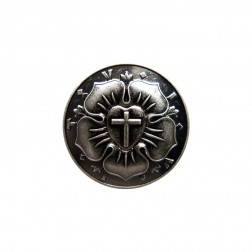 Magnet "Lutherrose" silver-coloured antique