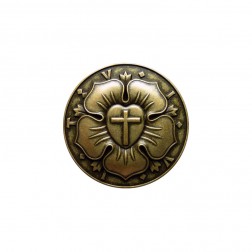 Magnet "Lutherrose" gold-coloured antique